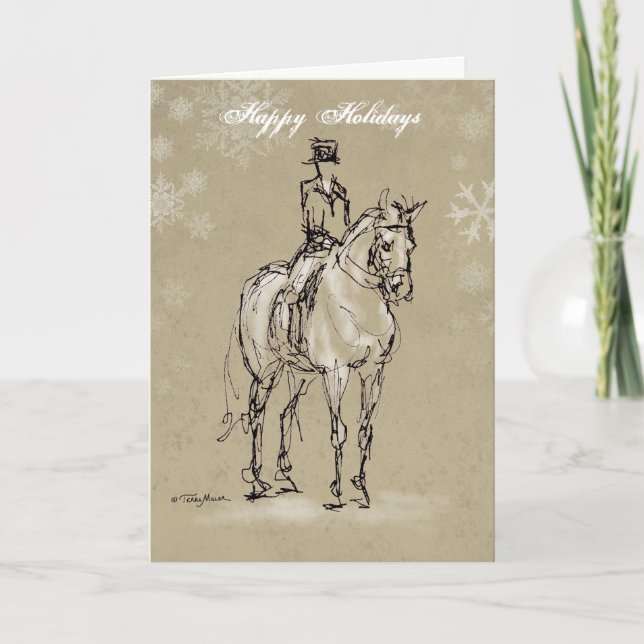 Happy Holidays Halt at X Card (Front)