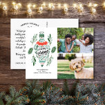 Happy Holidays Hand Drawn Ornament 2 Photos Postcard<br><div class="desc">Send out holiday wishes with this festive postcard featuring your two photos and a fun hand drawn tree ornament. The backside offers space for a typed note or delete to leave space for a handwritten note. Fun and festive yet simple and modern - a card that's sure to spread New...</div>