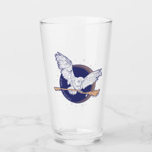 Happy Holidays Hedwig Delivery Glass