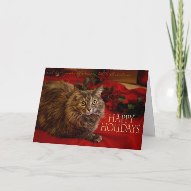 Happy Holidays Holiday Card (Front)