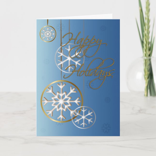 Happy Holidays Holiday Card (Front)