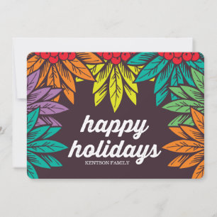 happy holidays holiday card