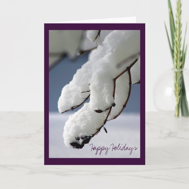 Happy Holidays Holiday Card (Front)