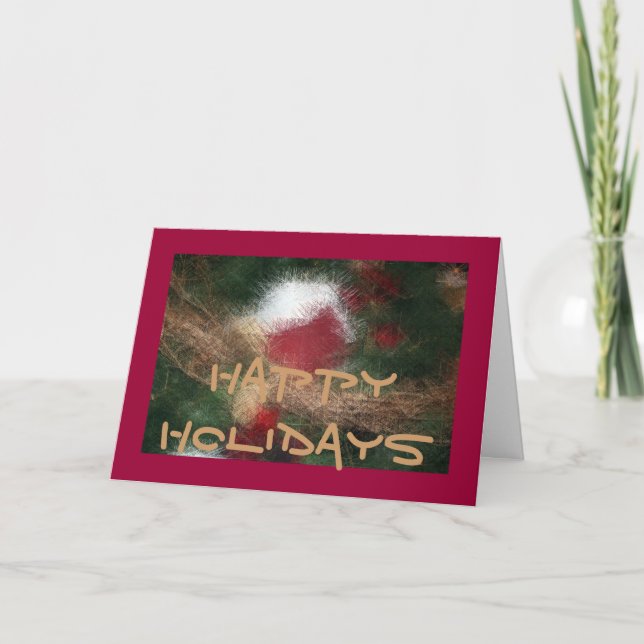 Happy Holidays Holiday Card (Front)