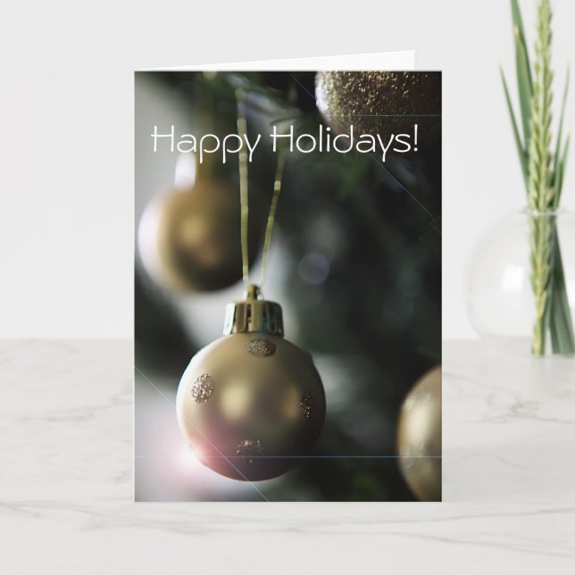 Happy Holidays! Holiday Card (Front)