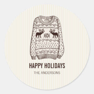 Happy Holidays Holiday Essentials Sticker
