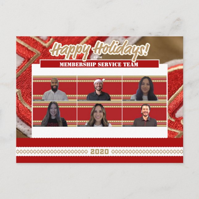 Happy Holidays Holiday Postcard (Front)