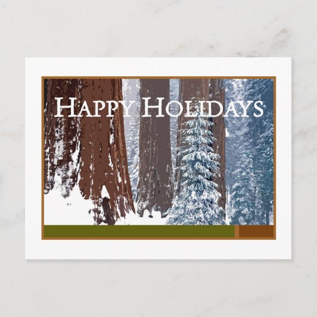 Happy Holidays Holiday Postcard (Front)