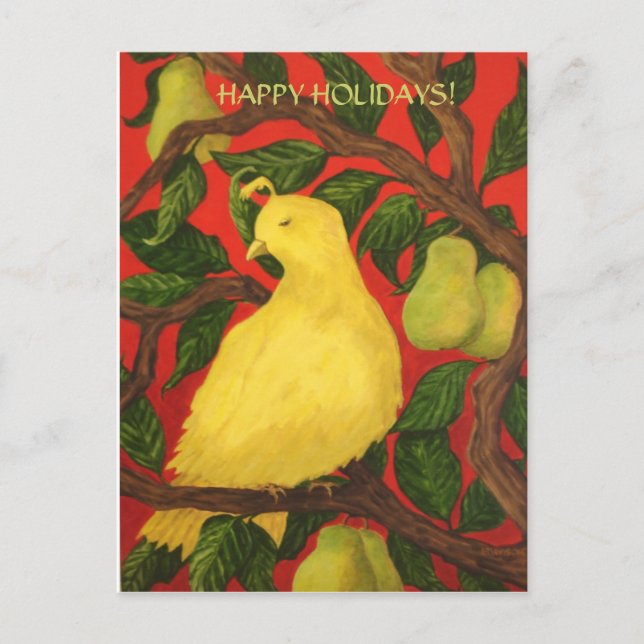 Happy Holidays! Holiday Postcard (Front)