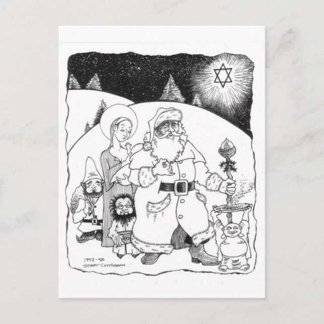 Happy Holidays! Holiday Postcard (Front)