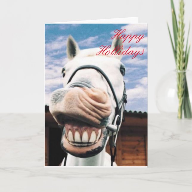 Happy Holidays Horse Cards (Front)