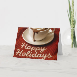 Happy Holidays Hot Cocoa Holiday Card