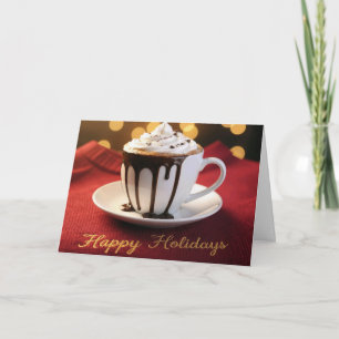 Happy Holidays Hot Cocoa Holiday Card