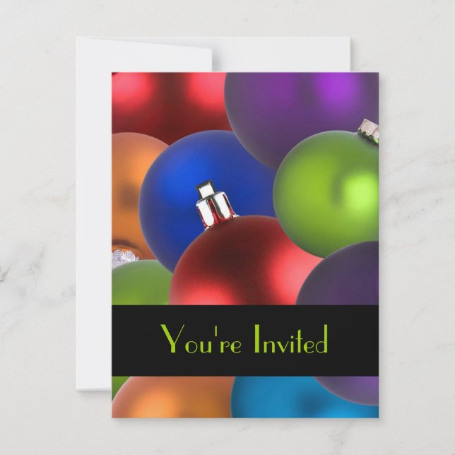 Happy Holidays Invitation (Front)