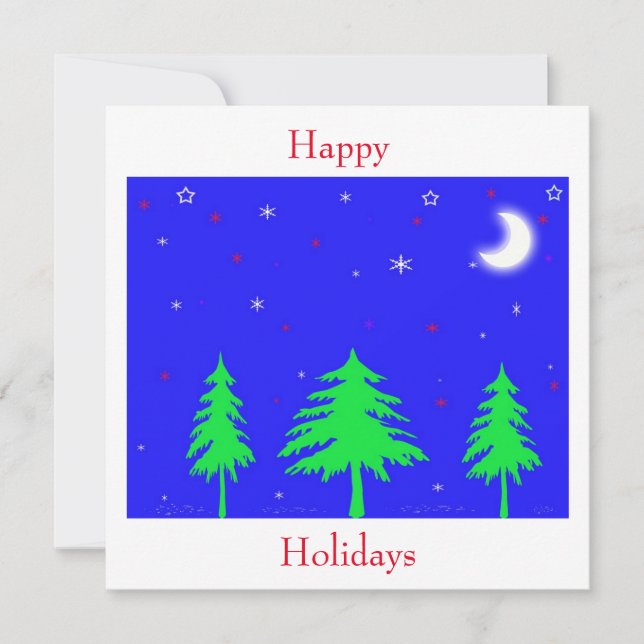 Happy Holidays Invitation (Front)