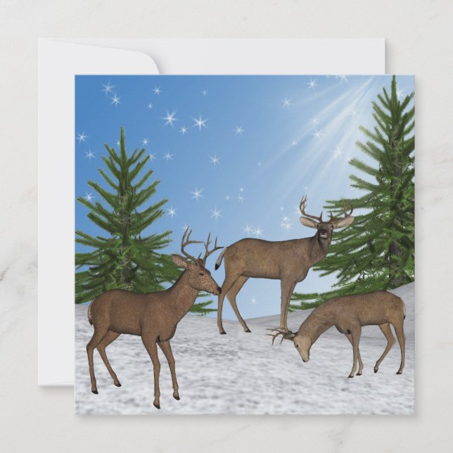 Happy Holidays  Invitation (Front)