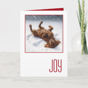 Happy Holidays Irish Setter Card