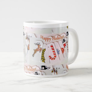 Happy Holidays Jumbo Mug