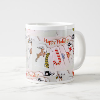 Happy Holidays Jumbo Mug