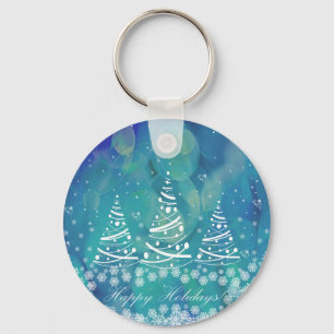 Happy Holidays Key Ring
