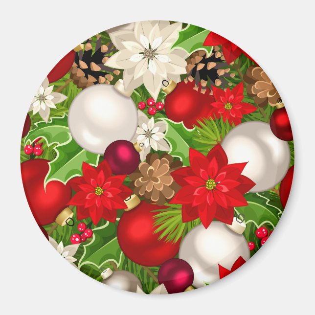 Happy Holidays Magnet (Front)