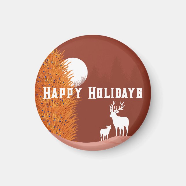 Happy Holidays - Magnet (Front)