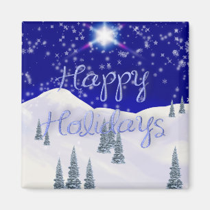 Happy Holidays Magnet