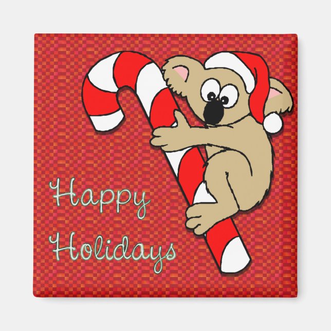 Happy Holidays Magnet (Front)