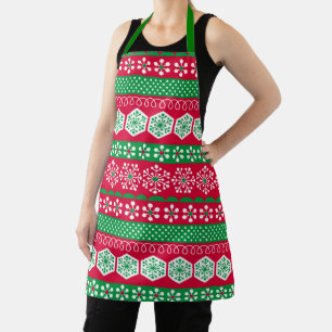 Happy Holidays   Merry Christmas Retro Vintage Apron