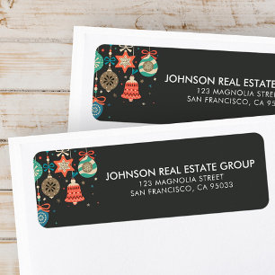 Happy Holidays   Modern Holiday Ornaments