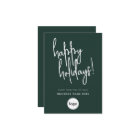 Happy Holidays Modern Minimal Business