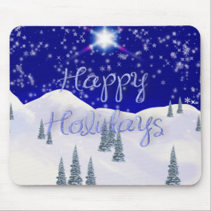 Happy Holidays Mouse Pad