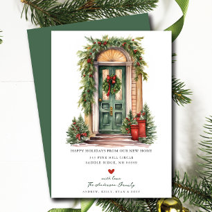 Happy Holidays New Home Moving Announcement