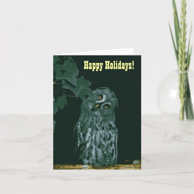 Happy Holidays Note Card (Front)