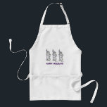 Happy Holidays NYC Christmas Hanukkah New York Standard Apron<br><div class="desc">Features an original marker illustration of a classic NYC landmark,  Lady Liberty,  "dressed up" for the holidays!

This Chanukah illustration is also available on other products. Don't see what you're looking for? Need help with customisation? Contact Rebecca to have something designed just for you.</div>