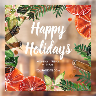 Happy Holidays Oranges Cinnamon