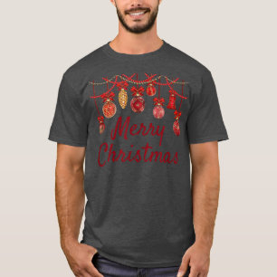 Happy Holidays Ornaments Merry Christmas Hanukkah  T-Shirt