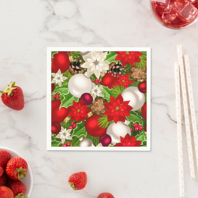 Happy Holidays Paper Napkins (Insitu)