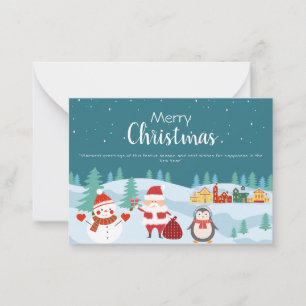 Happy Holidays Personalised Modern Christmas Card