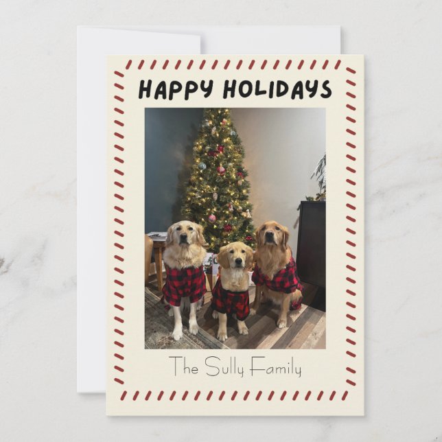 Happy Holidays Photo Card (Front)