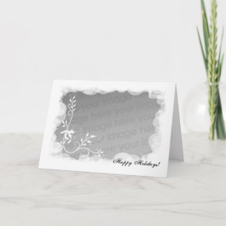 Happy Holidays Photo Template. Holiday Card