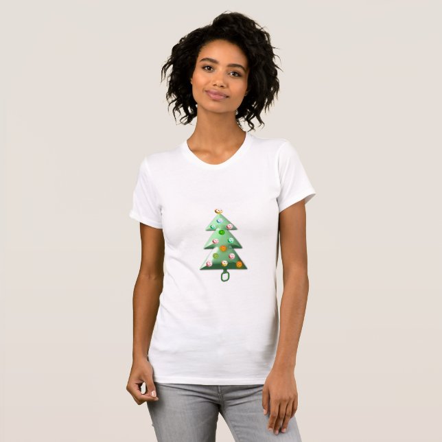 Happy Holidays Pickleball Style! T-Shirt (Front Full)