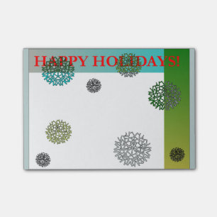 Happy Holidays Post-it Notes