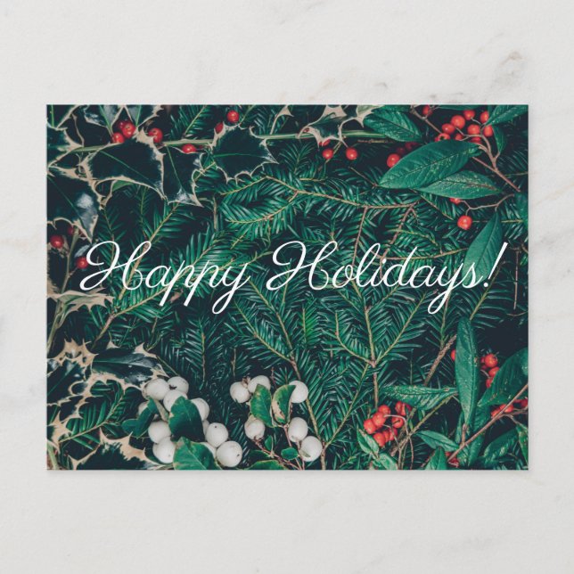 Happy Holidays Postcard (Front)