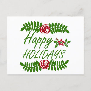Happy Holiday's Postcard