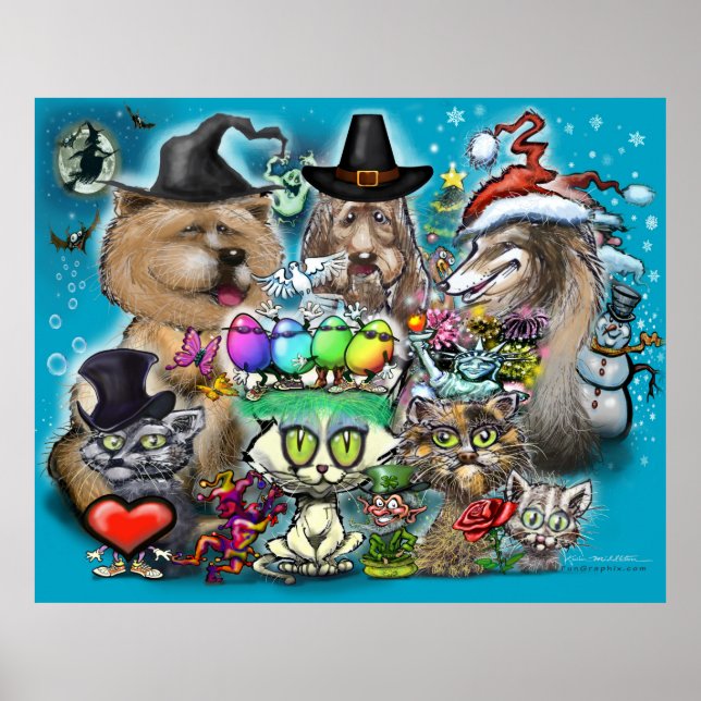Happy Holidays Poster (Front)