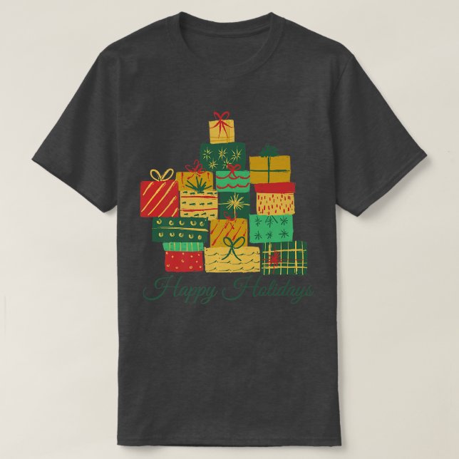 Happy Holidays Premium T-Shirt (Design Front)