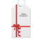 Happy Holidays Red Ribbon Gift Tags