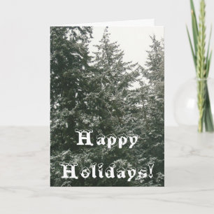Happy Holidays Remembering Our Connections Card