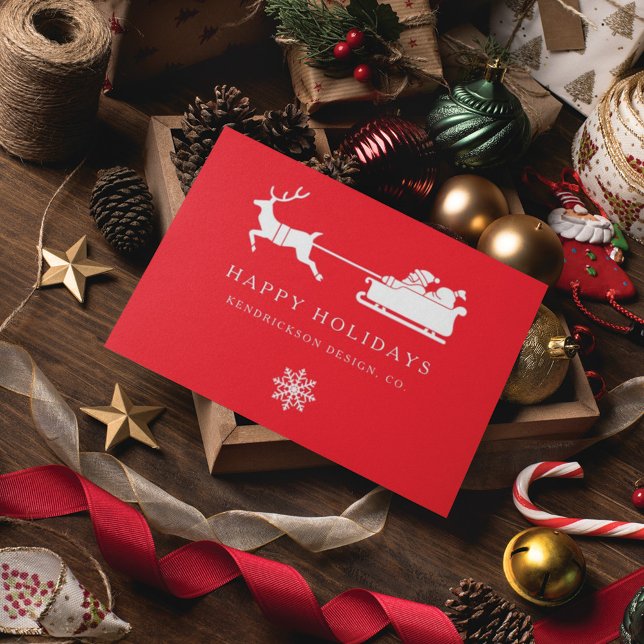 HAPPY HOLIDAYS SANTA CLAUS Corporate Business (Creator Uploaded)